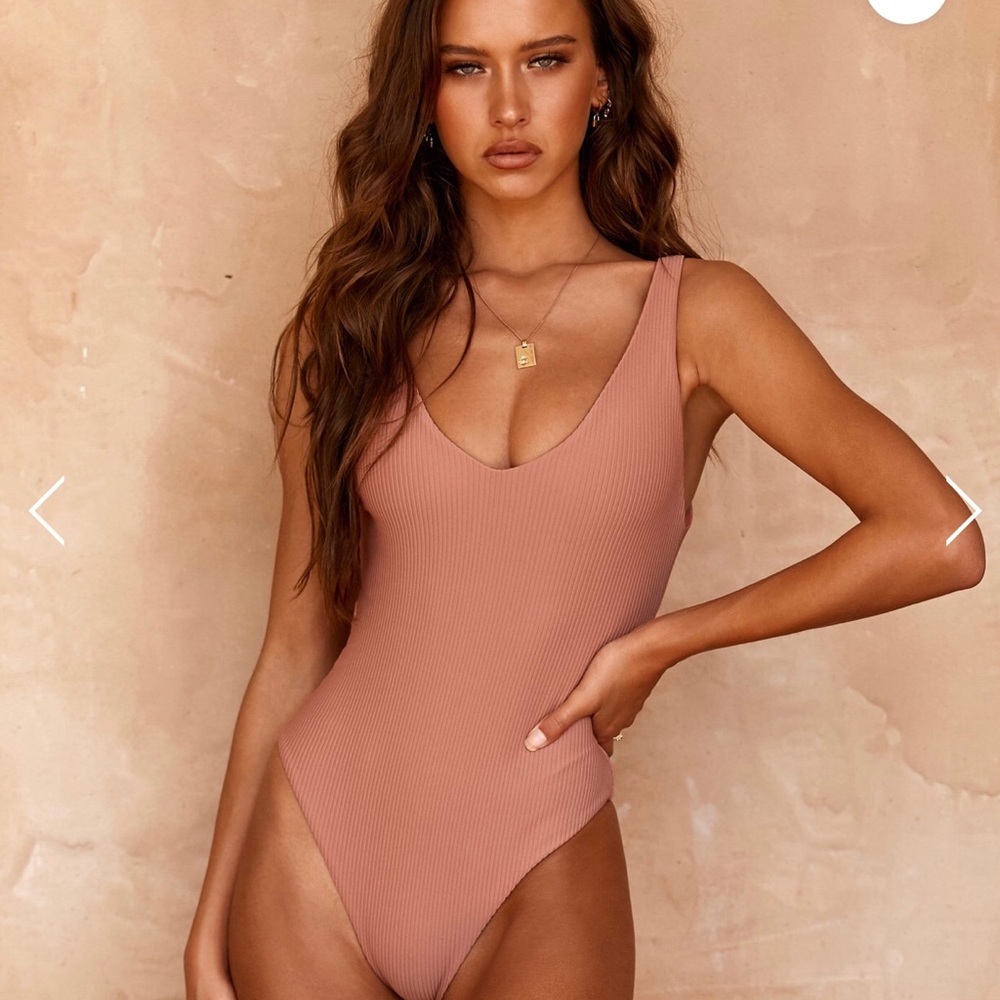BRAND NEW GOOSEBERRY ONE PIECE NUDE SUIT